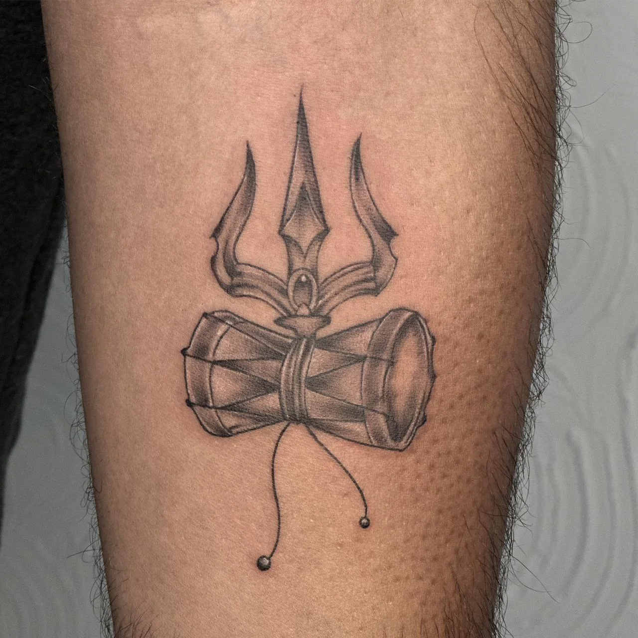 Religious Trishul Tattoo