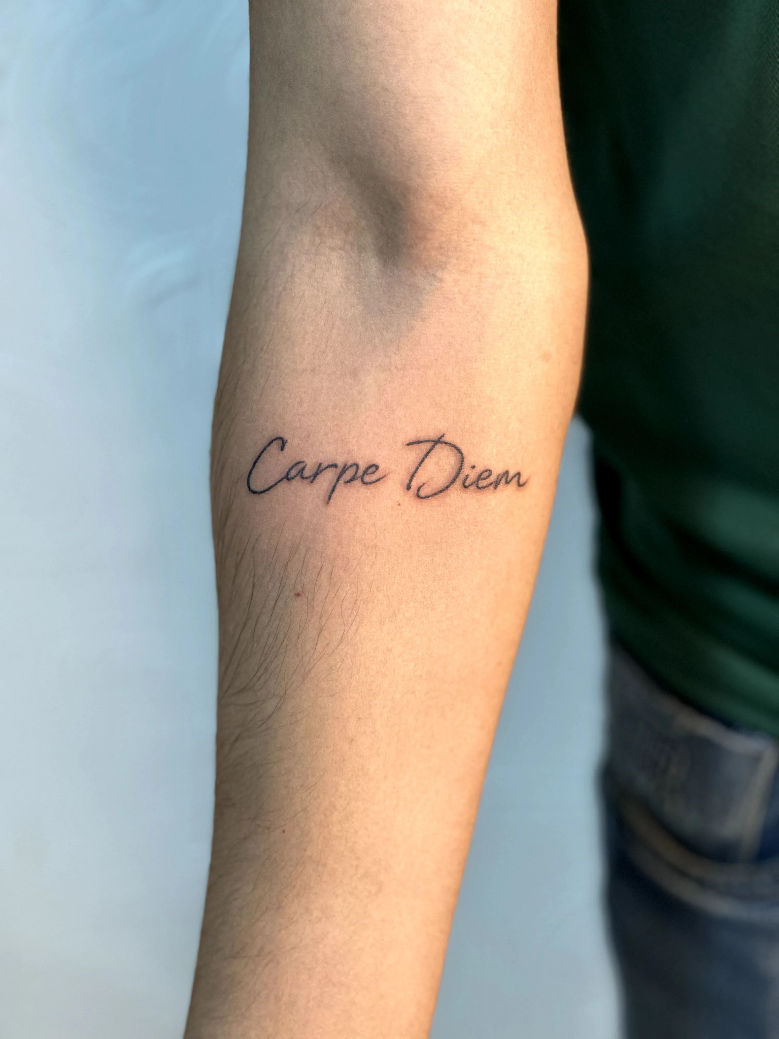Minimalist Tattoo Service - Small Text Name Tattoo by Professional Artist in Bangalore